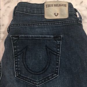 True Religion Super Skinny Distressed Halle Jeans